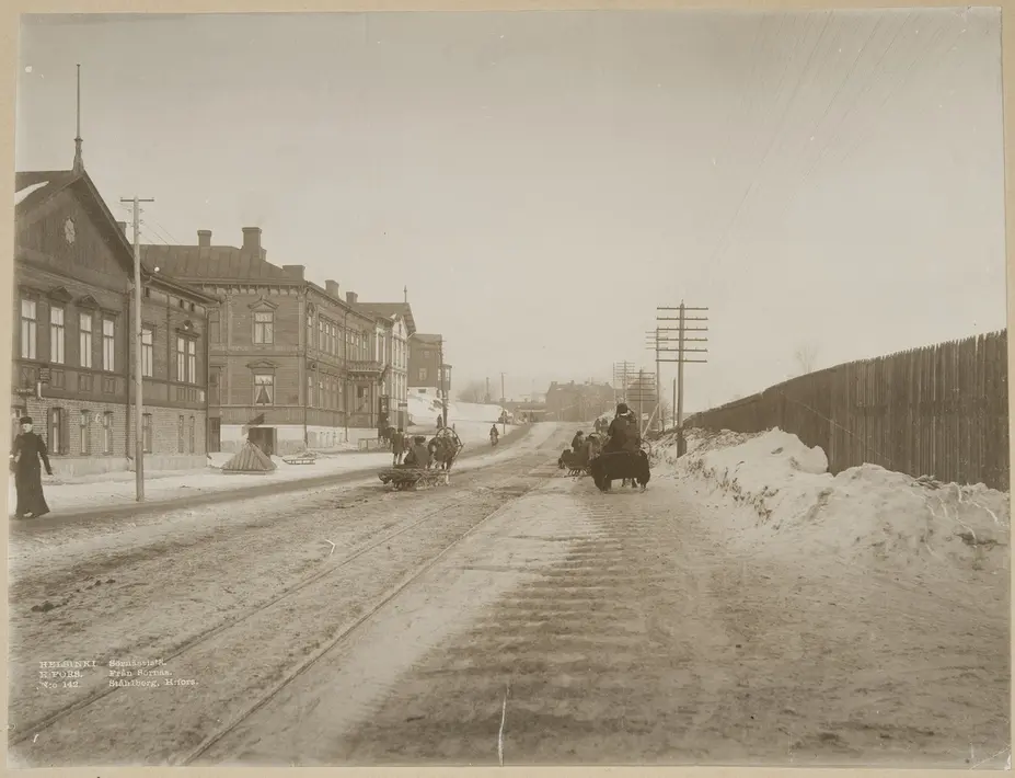 Vy från Sörnäs på 1890-talet