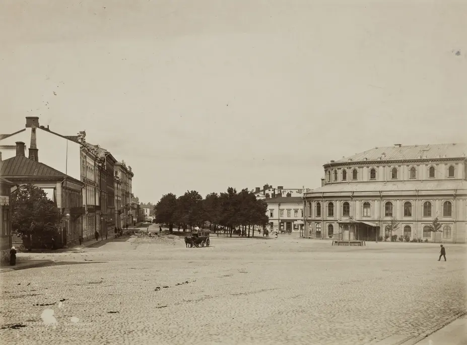 Vy från Skillnadstorget år 1890