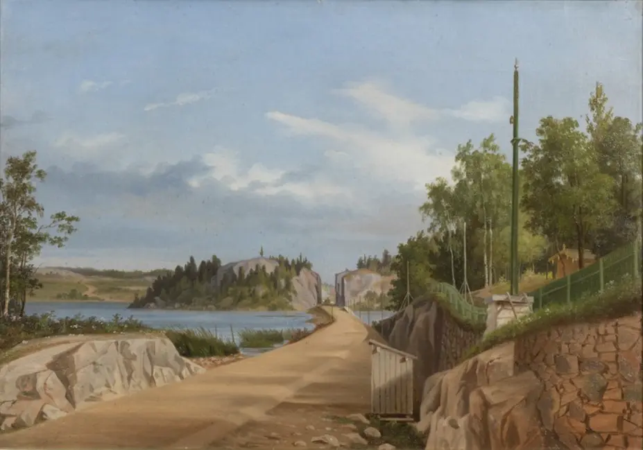 Banvall vid Tölöviken