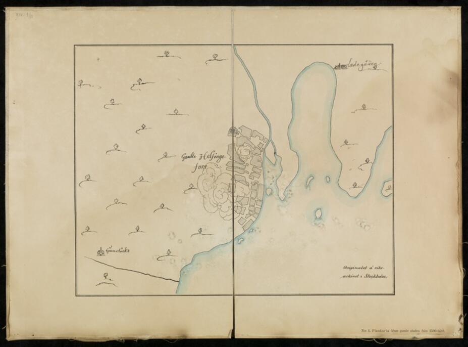 Helsinki ja Viikin latokartano 1550