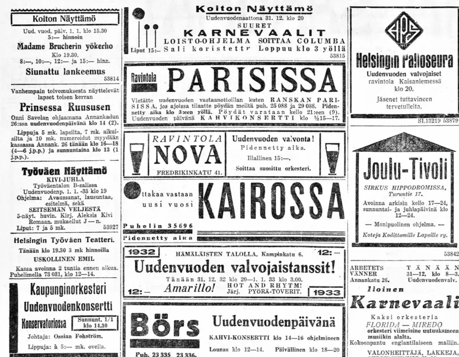HS 31.12.1932 