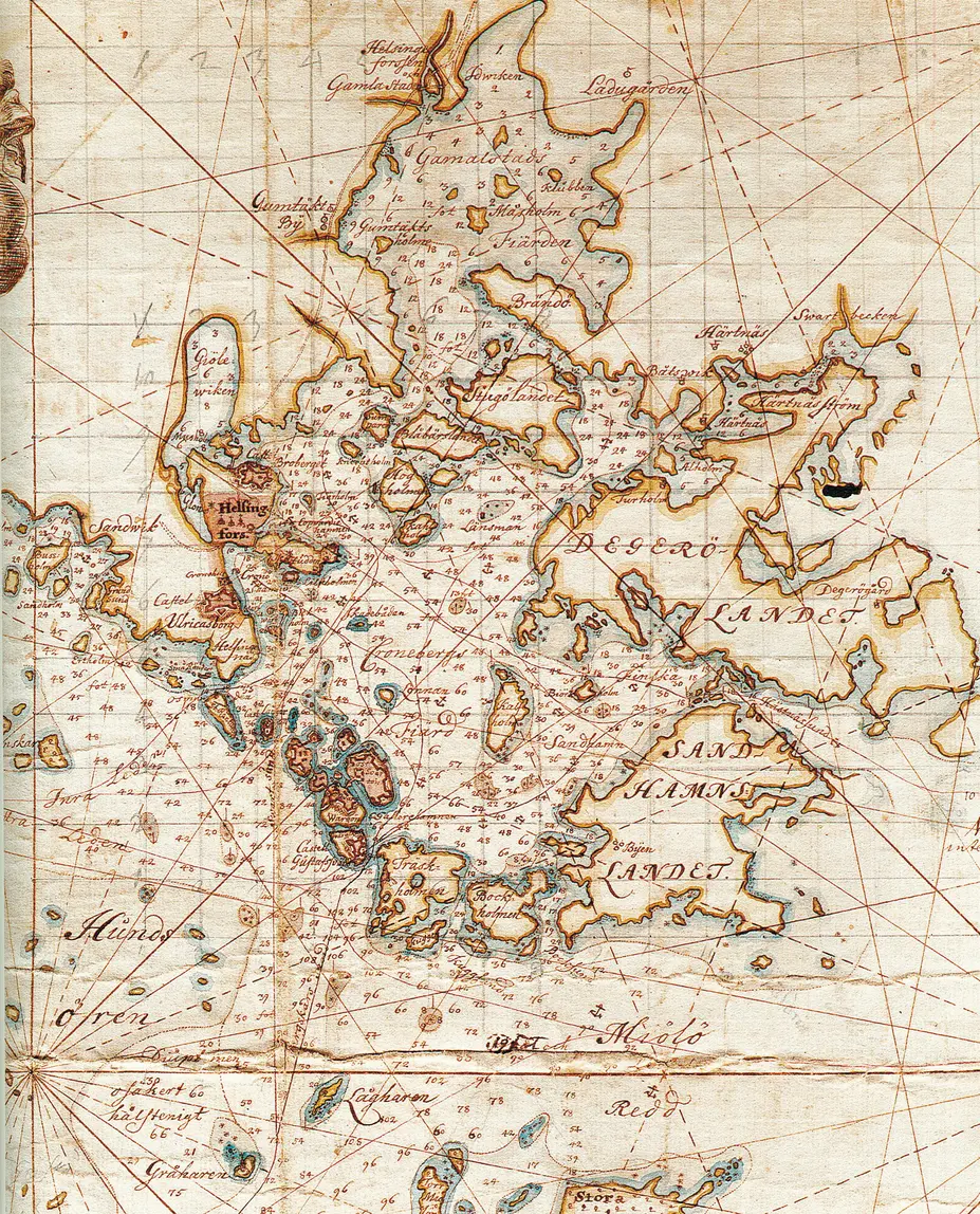 Hahnin merikartta 1749