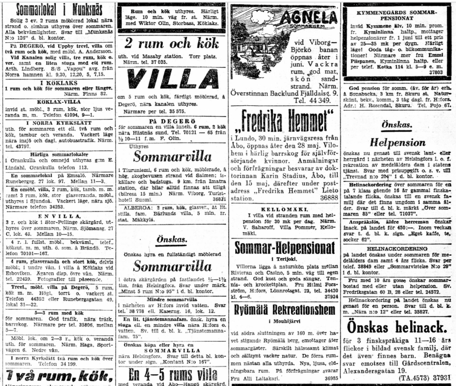 Hufvudstadsbladet 27.4.1930