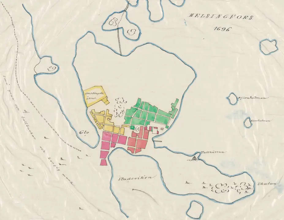 Helsinki vuonna 1696