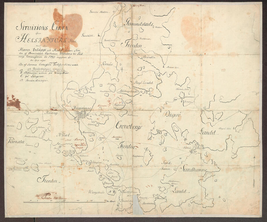 Helsingfors karta 1739