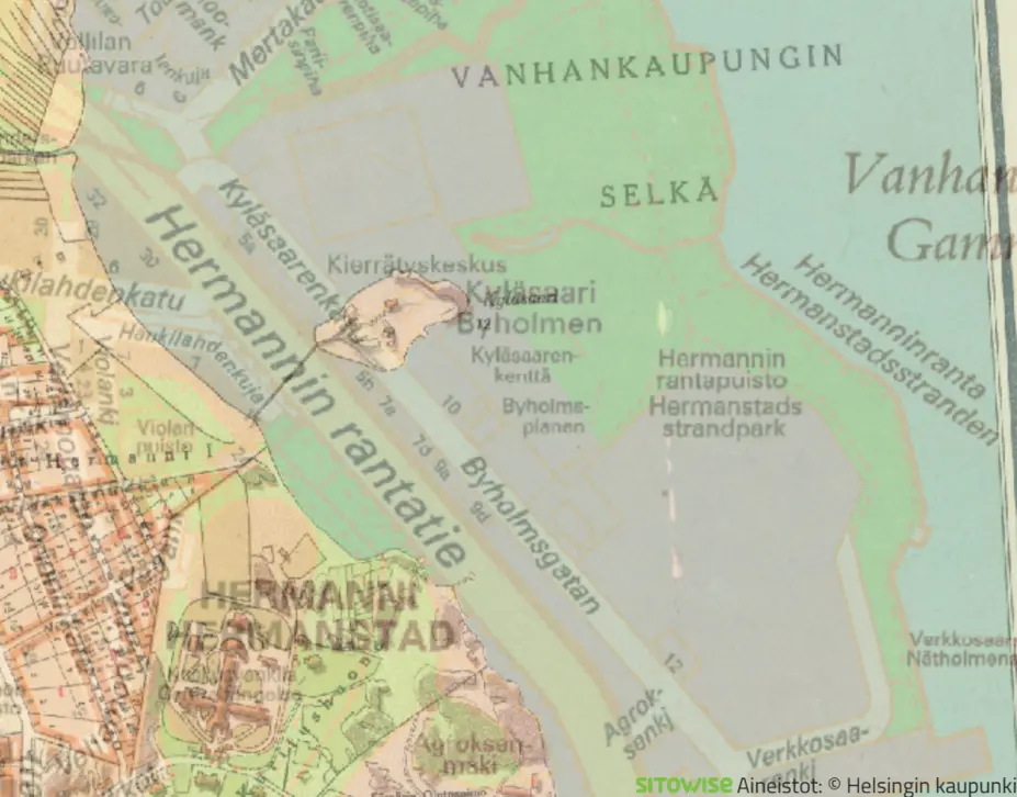 Opaskartat 1909 ja 1999 päällekkäin