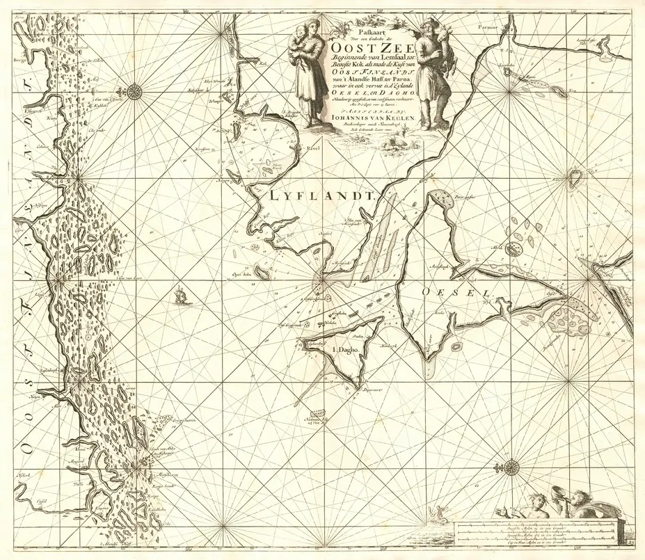 Östersjöns karta 1680