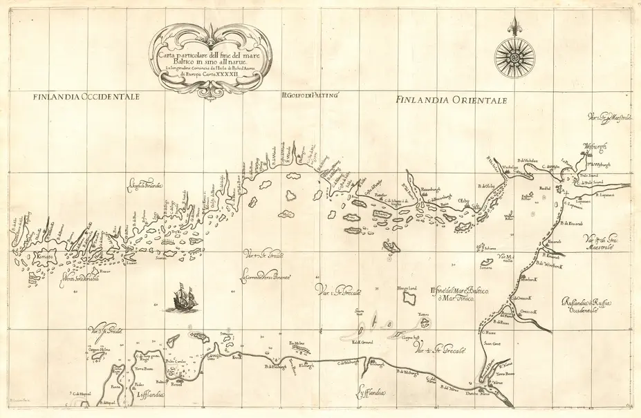 Dudleys karta Dell'arcano del mare