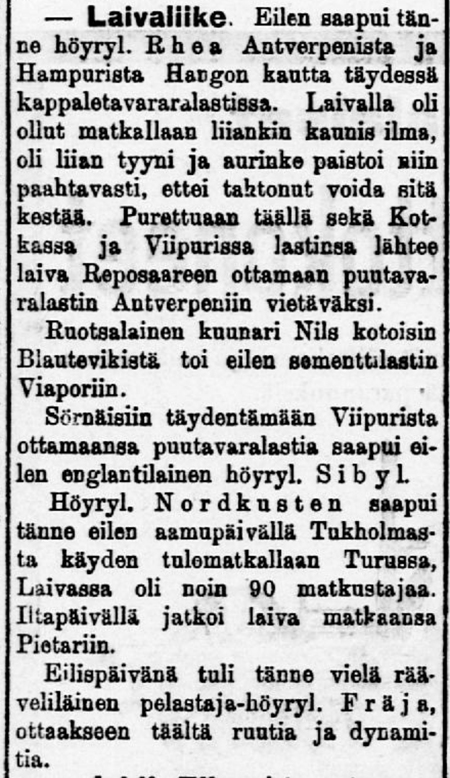 Päivälehti 14.7.1899