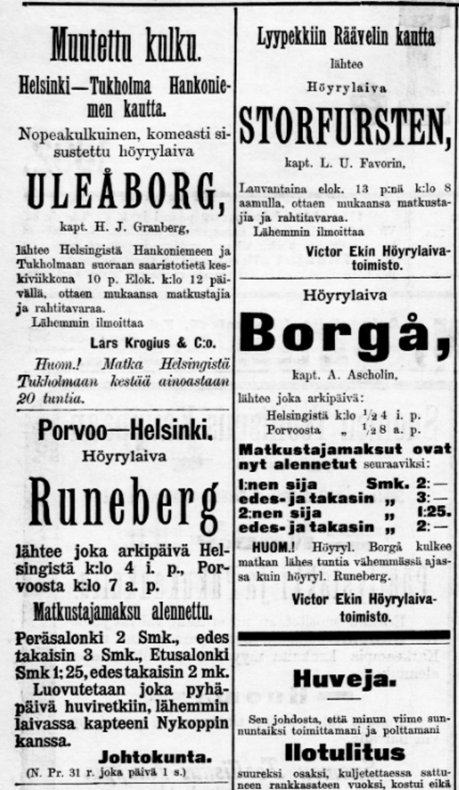 Päivälehti 19.8.1892