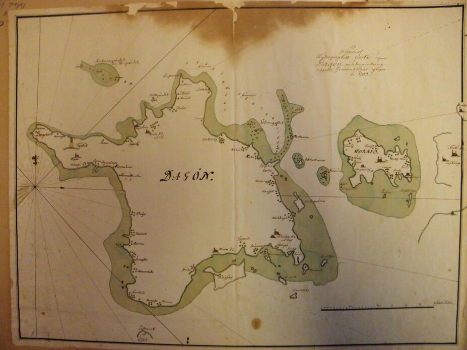 Hiidenmaan kartta 1759
