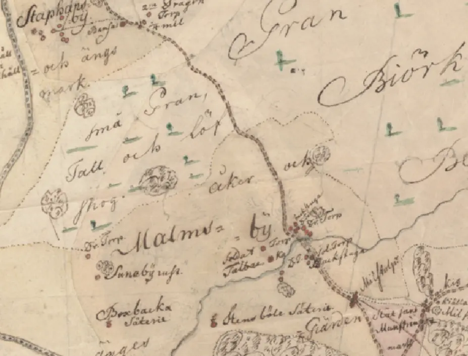 Pitäjänkartta 1749
