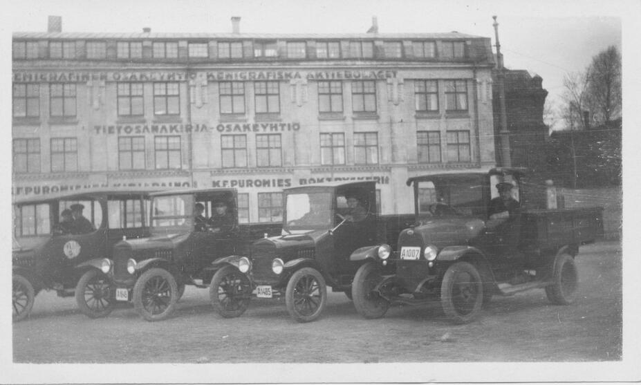 Rautakirjas distributionsbilar i Sandviken