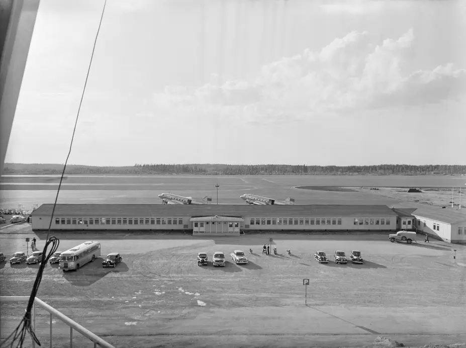 Sjöskog flygfält 1952