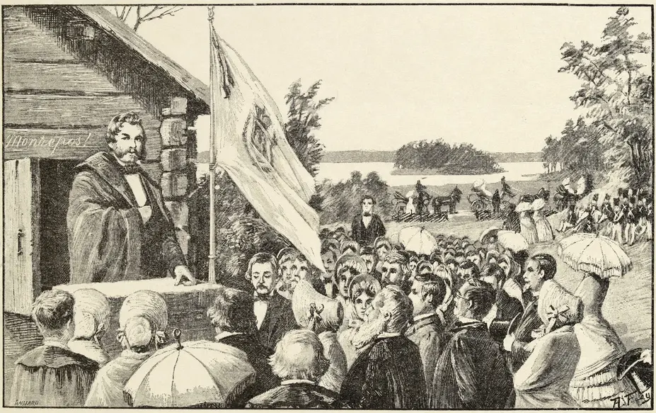 Kumtähden kentällä 1848