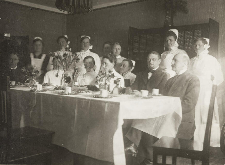 Läksiäiskahvit Kumpulan sairaalassa