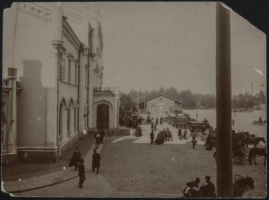 Helsingin rautatieasema 1892