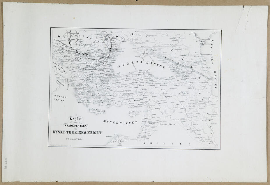 Sota-alueen kartta 1877–1878
