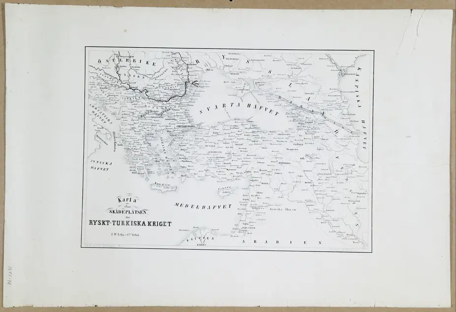 Sota-alueen kartta 1877–1878