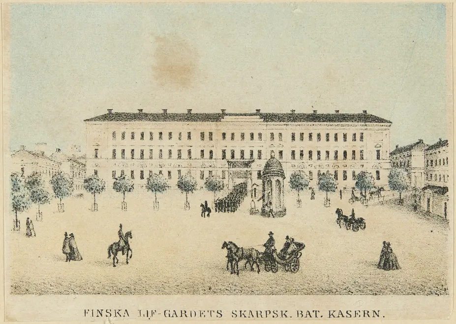 Suomen kaartin kasarmi 1877