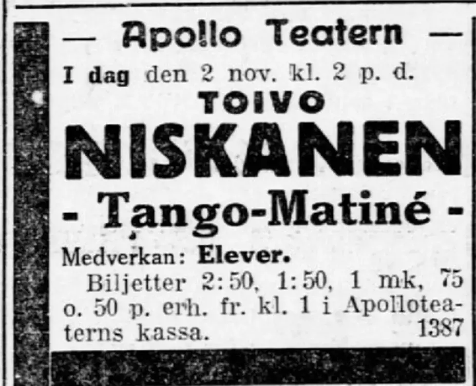 Dagens Tidning 2.11.1913