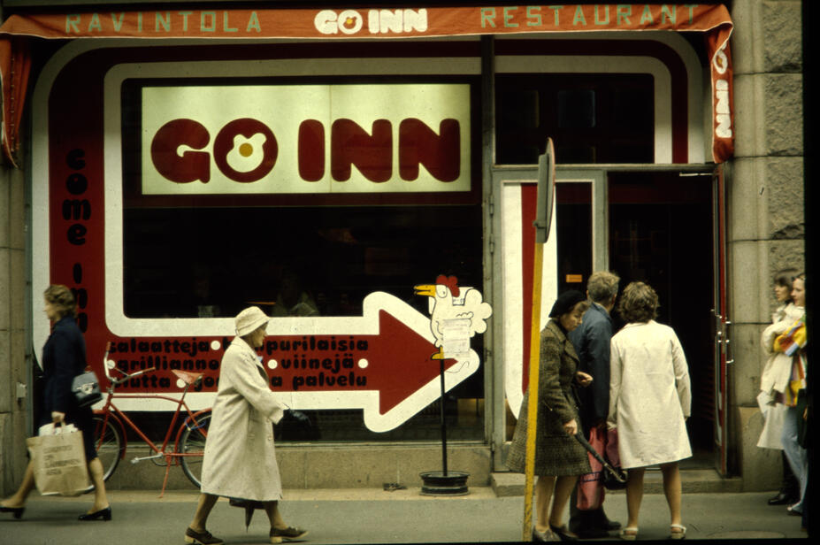 Restaurang Go Inn från utsidan