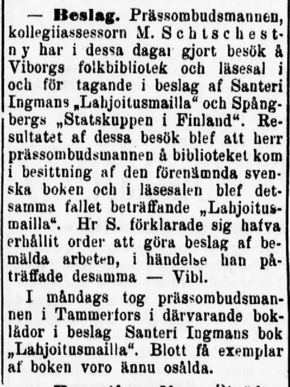 Fredrikshamns Tidning 25.5.1901