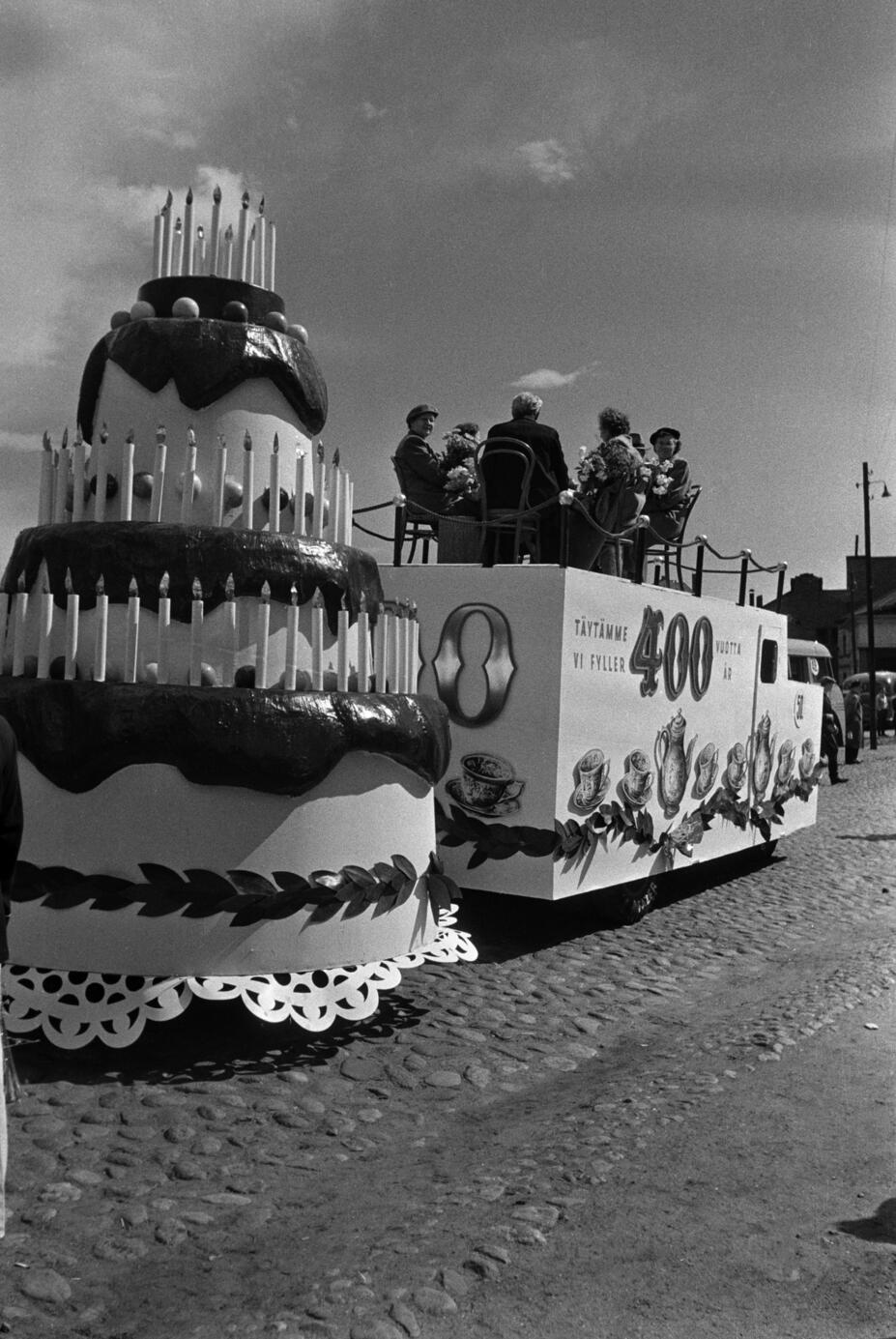 Helsingin 400-vuotisjuhlakulkue 1950