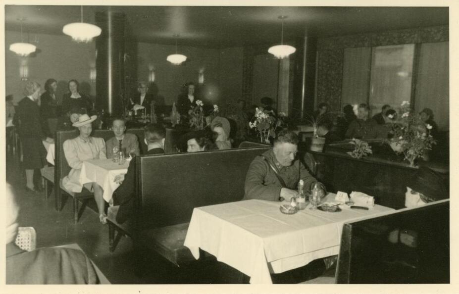 Restaurang Alkola på 1940-talet