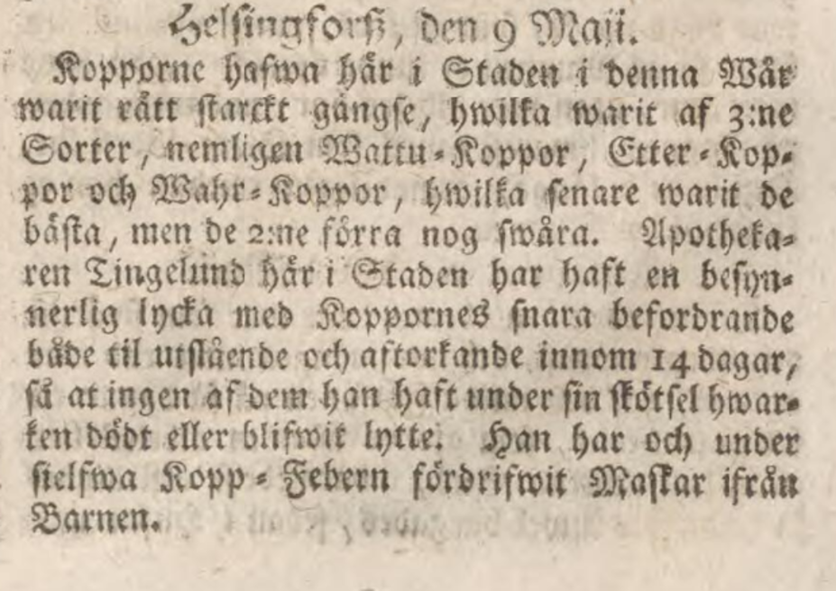 Inrikes Tidningar 3.6.1762