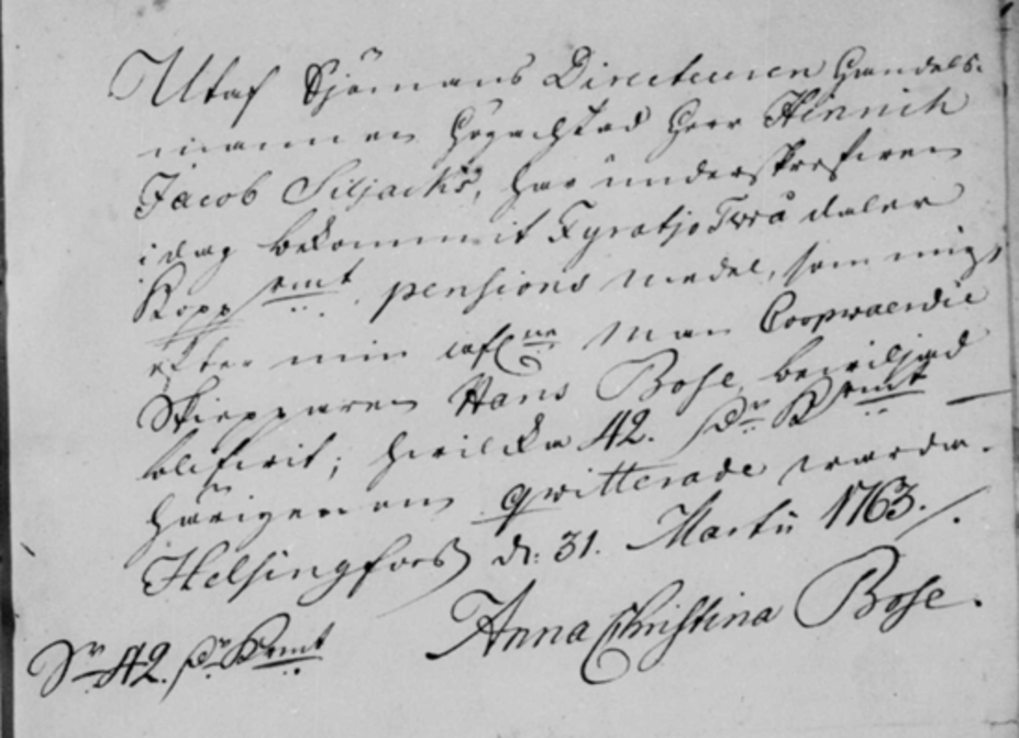 Leskeneläkkeen kuittaus