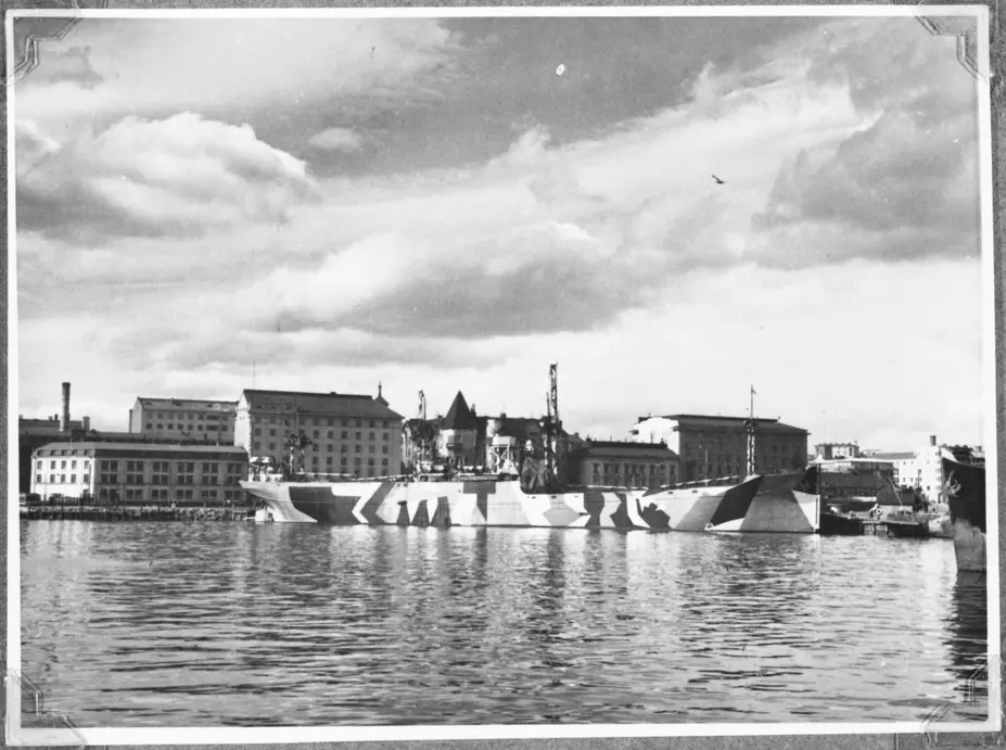 Tyska handelsfartyget s/s Hohenhörn år 1942