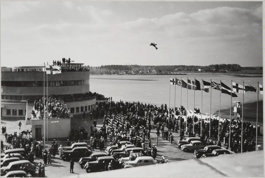 Invigningen av Malms flygfält 1938
