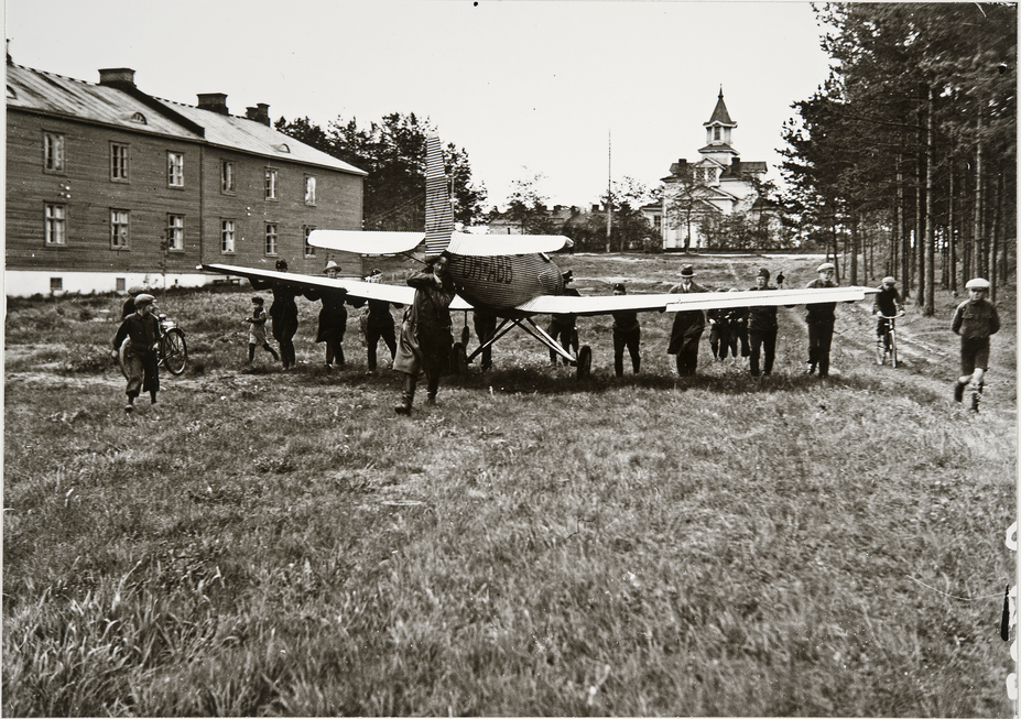 Flygarlegend Väinö Bremers flygplan skuffas i Sandhamn