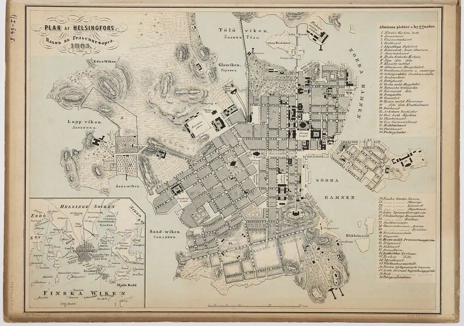 Helsingin kartta 1863
