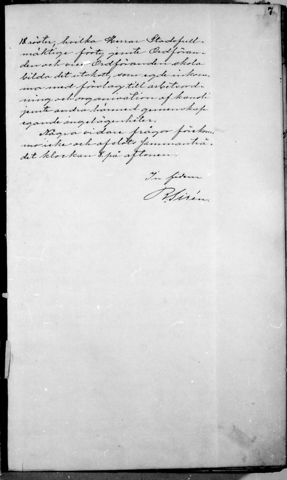 Helsingfors stadsfullmäktiges protokoll 12.1.1875, sidan 13