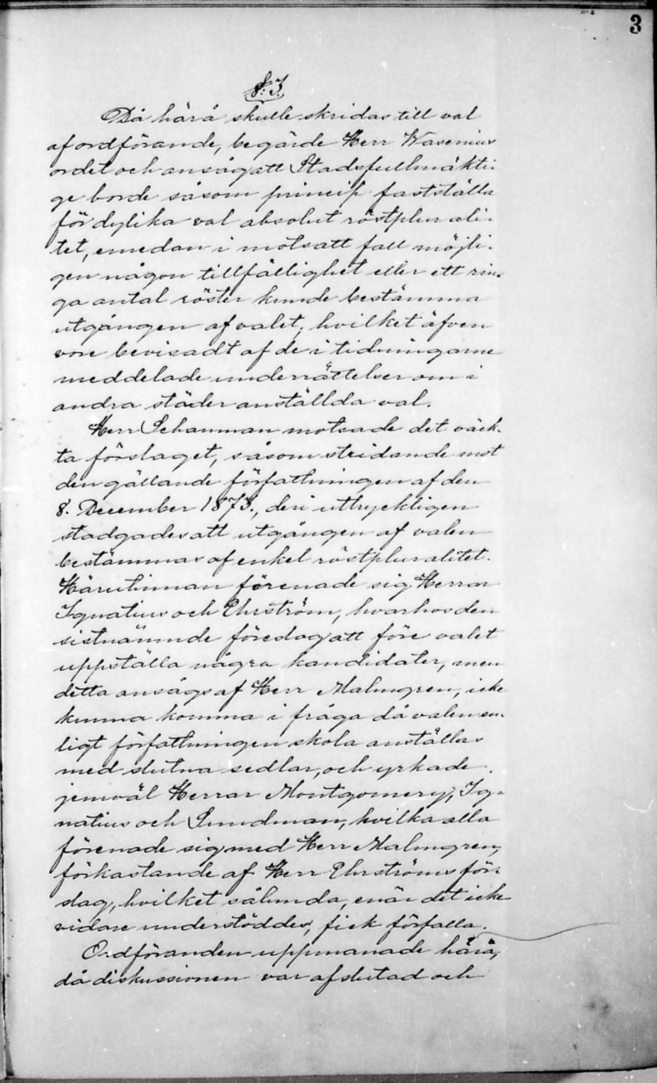 Helsingfors stadsfullmäktiges protokoll 12.1.1875, sidan 5