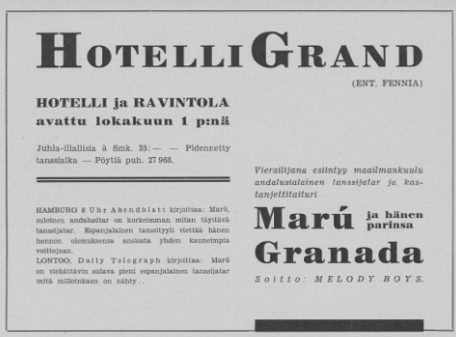 Suomen ulkomaankauppa 9.10.1931