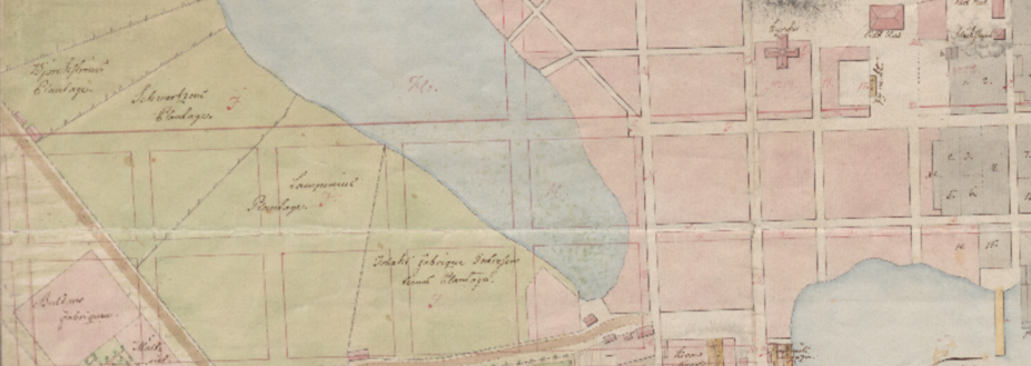 Suunniteltu katulinjaus 1810