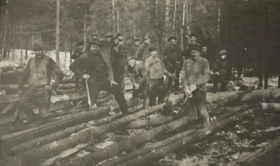 Työväentalon rakennustalkooporukka
