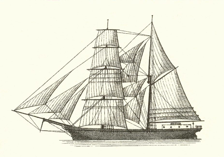 Tyyppikuva brigantiinista