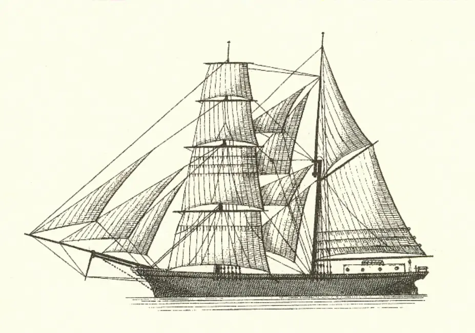 Tyyppikuva brigantiinista