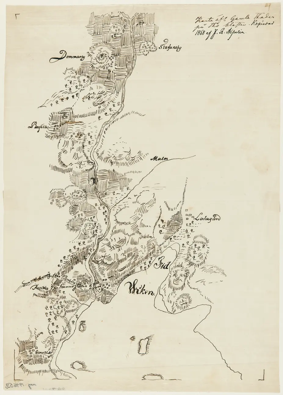 Helsinki and its surrounding areas in the 1600s
