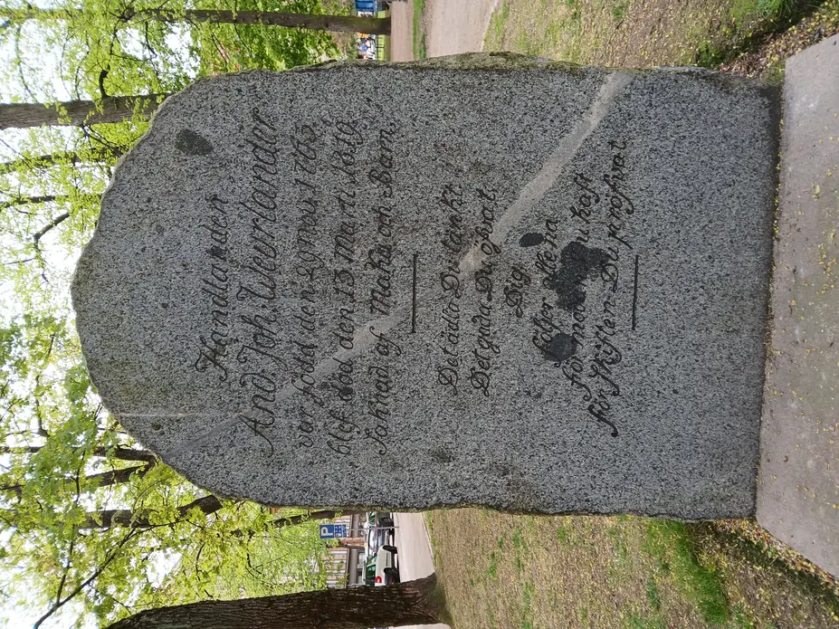 Anders Johan Weurlanders grav