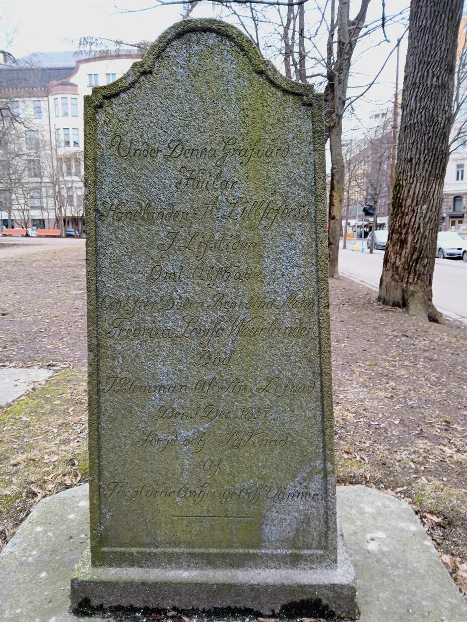 Fredrica Lovisa Weurlanders grav