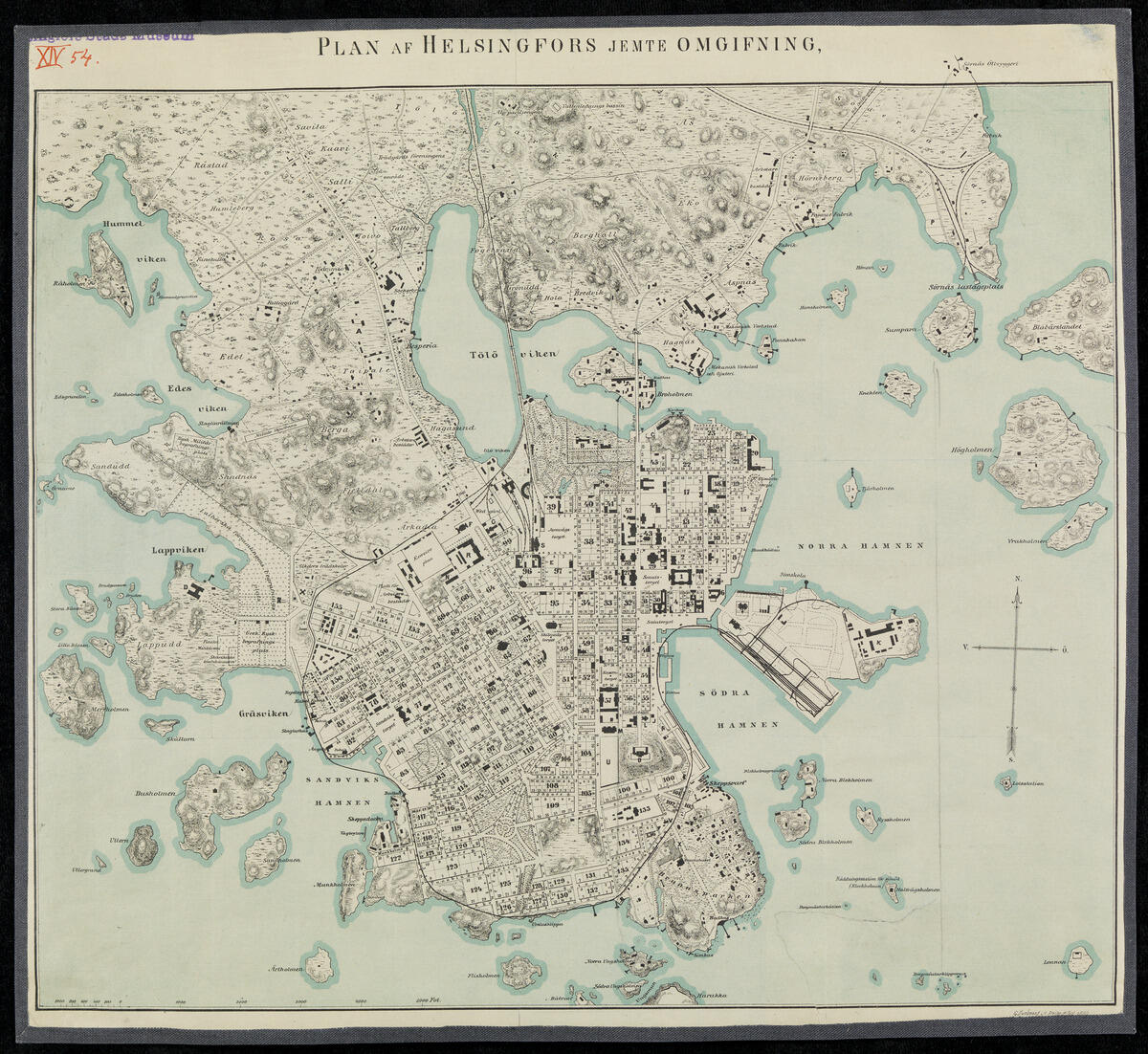 Helsingin Ja Ymp rist n Kartta Vuodelta 1890 Helsingin Kaupunki Helsingin Ja Ymp rist n Kartta Vuodelta 1890 Helsingin Kaupunki