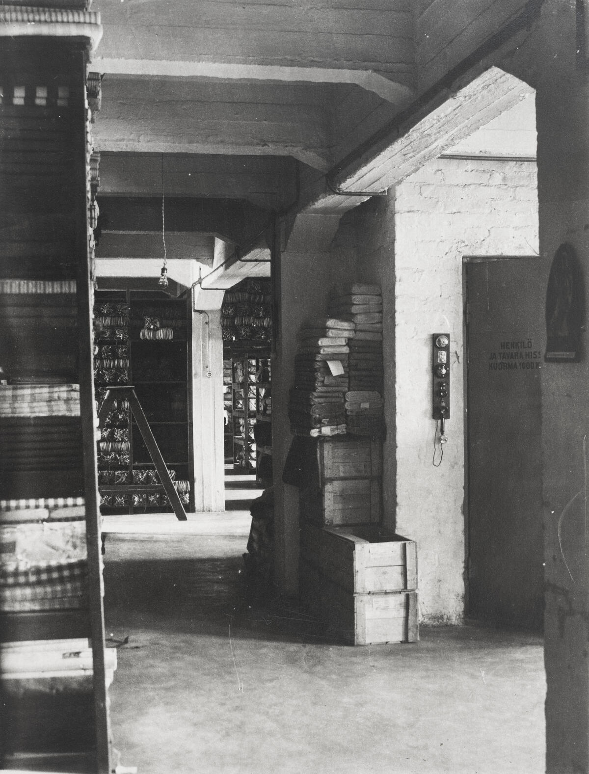 Interior from a storehouse