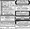 Biograf- och evenemangannonser i Hufvudstadsbladet 23.6.1934