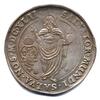 Hopeisen riikintaalerin takasivulla on teksti SALVATOR MUNDI SALVA NOS MDCXLII ja keskellä seisova Kristus. Vasemmalla kolmijakoisessa kilvessä ns. Svean ja Götan vaakunat sekä alimpana Vasa-suvun vaakuna.