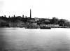 Paraisten kalkkivuori Oy:n laastitehdas Sörnäisten rantatiellä, 1910-luku.